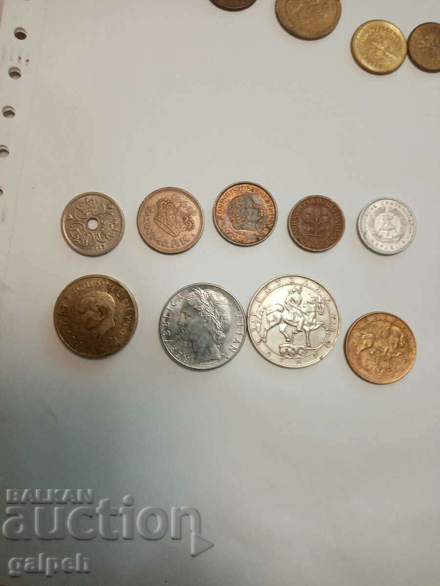 СМЕСЕН ЛОТ МОНЕТИ - 26 бр. - 3,5 лв. - 7 СМЕСЕН ЛОТ МОНЕТИ - 26 бр. - 3,5 лв. - 7