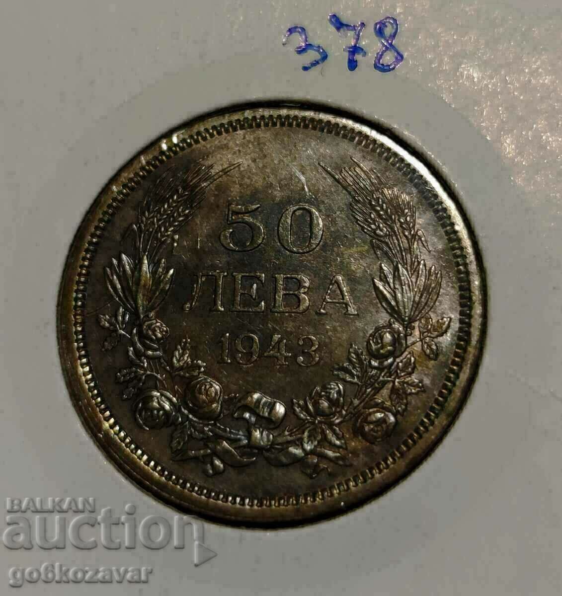 Bulgaria 50 BGN 1943 UNC cu preț 20.00 BGN | € 10.23 Bulgaria 50 BGN 1943 UNC cu preț 20.00 BGN | € 10.23