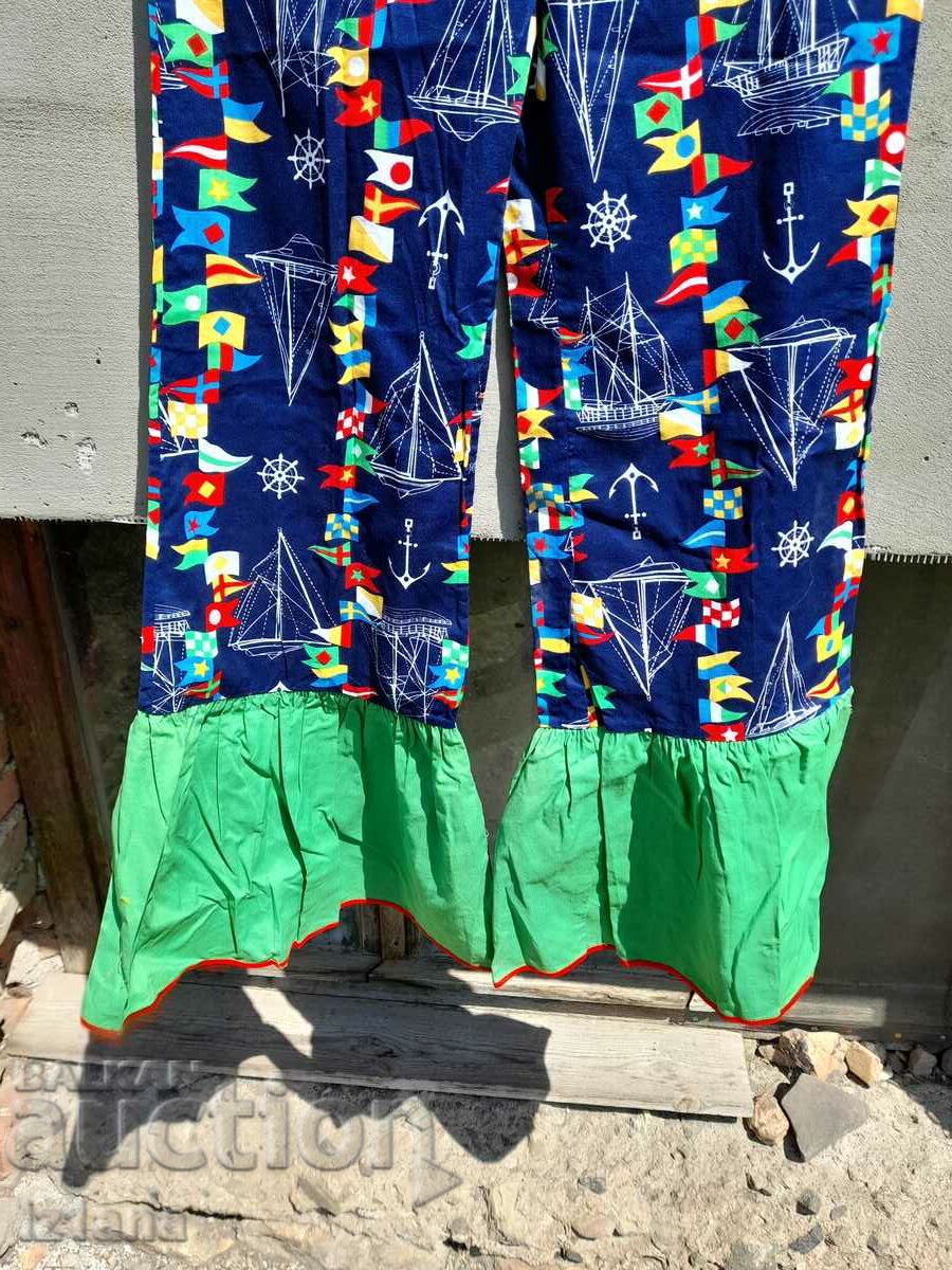 Auction Old carnival, clown pants Auction Old carnival, clown pants