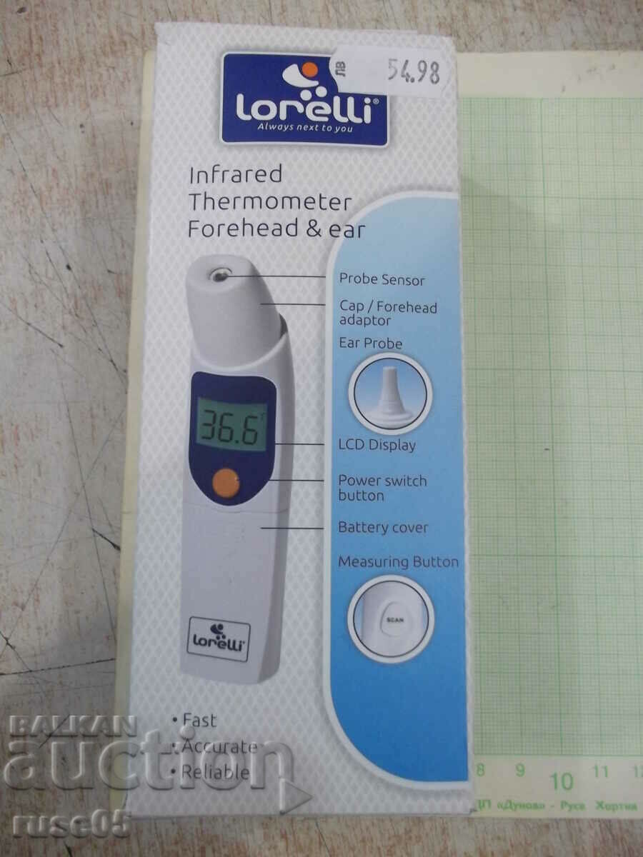 Infrared thermometer "Lorelli" for forehead and ear new