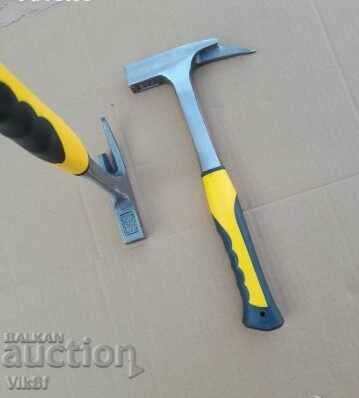 Formwork hammer with goat's foot with magnetic head 1 kg, 330 mm