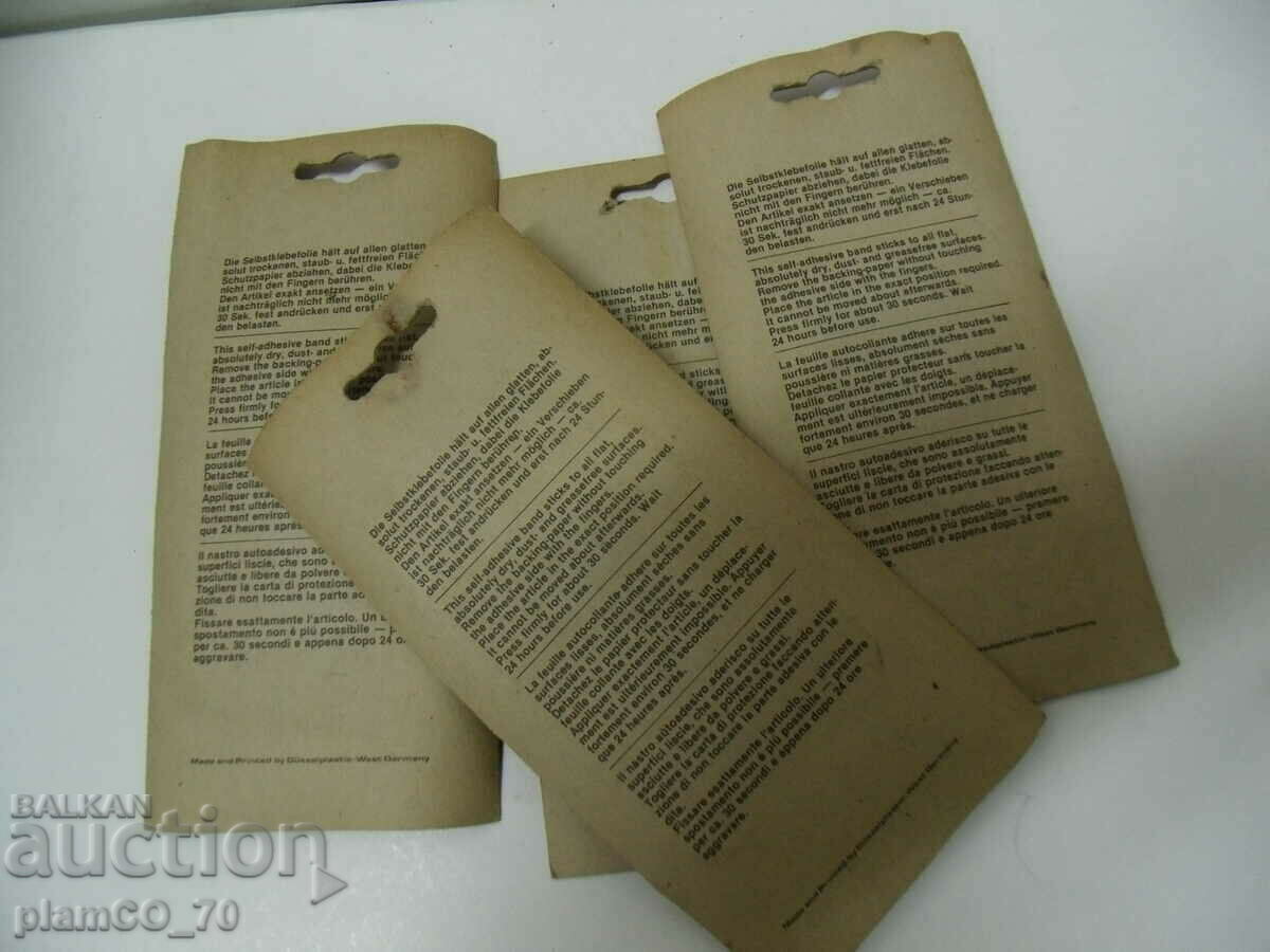 Delivery of № * 6251 four old plates - Bad, WC