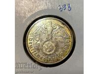 Germany Third Reich 2 stamps 1939 Silver!