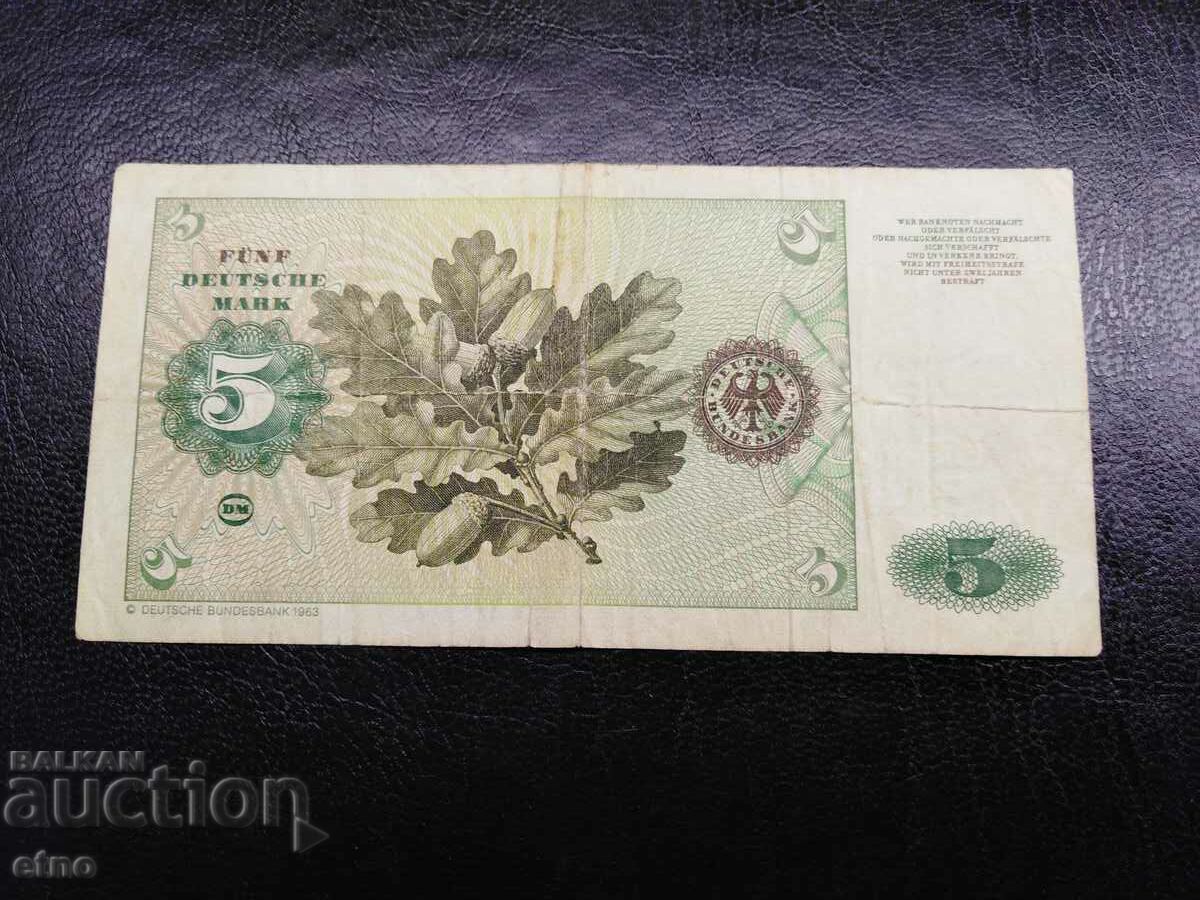 5 stamps 1980 Germany, banknote with price 45.00 BGN | € 23.01 5 stamps 1980 Germany, banknote with price 45.00 BGN | € 23.01