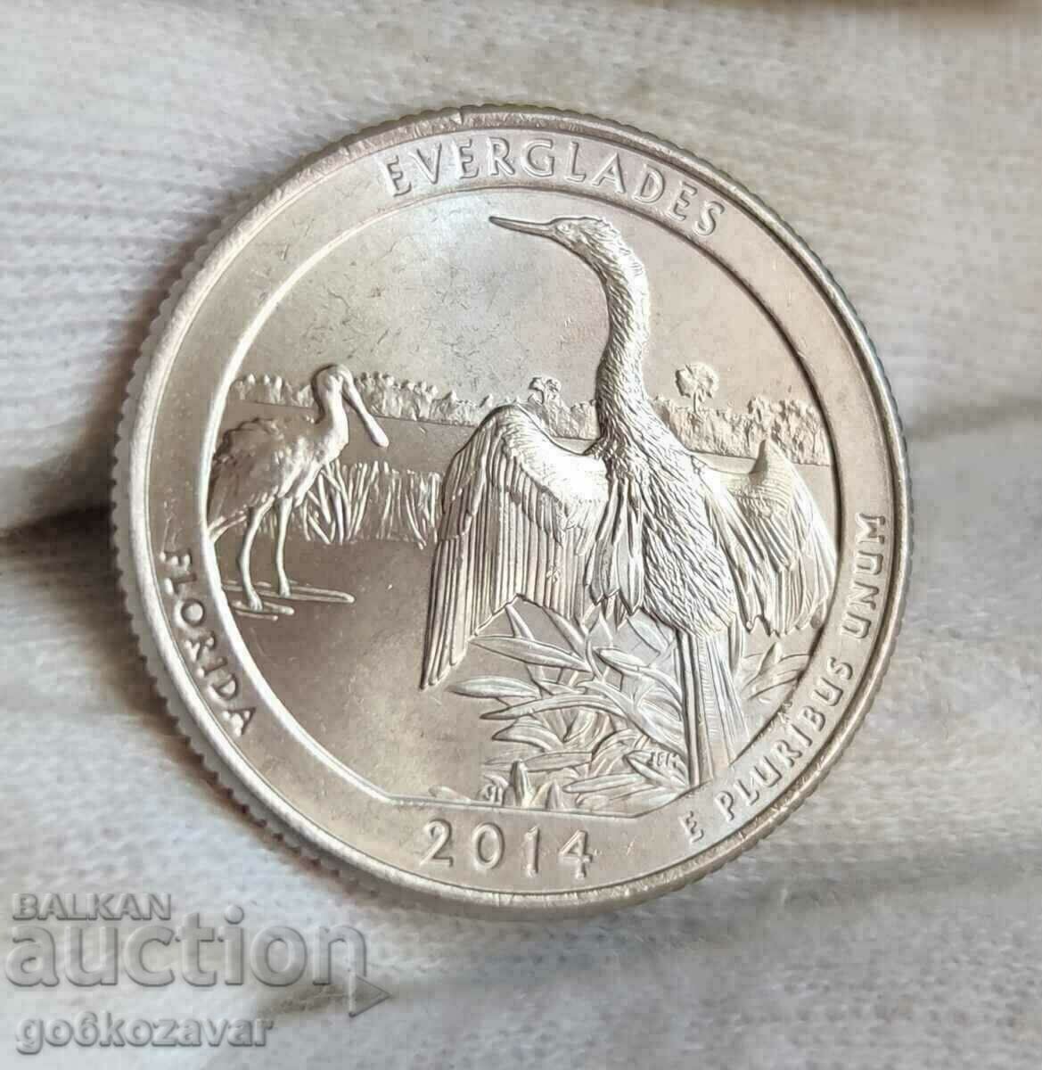 United States-Florida 25 cents 2014