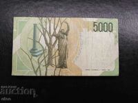 5000 ЛИРИ 1985 ИТАЛИЯ  , банкнота