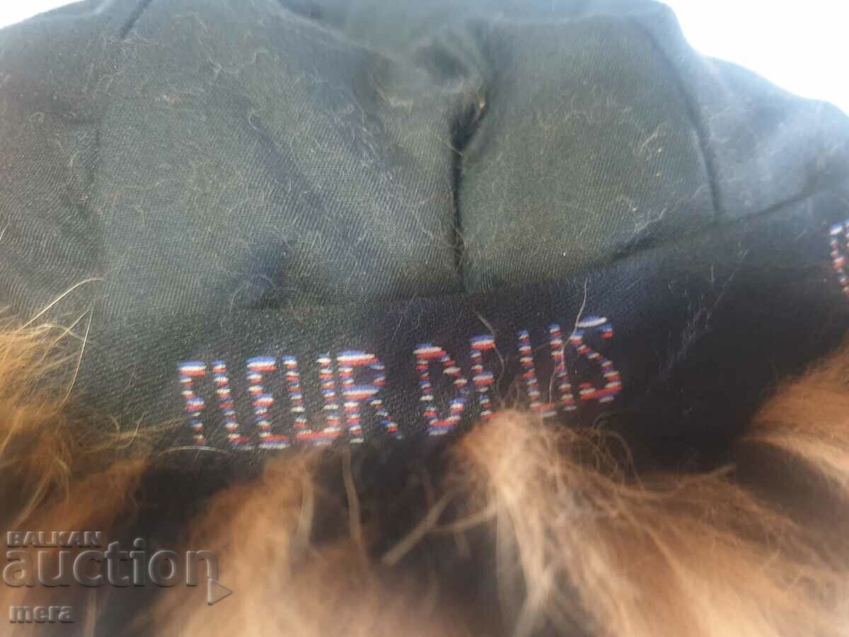 Delivery of Stylish women's hat made of genuine leather of an exotic animal