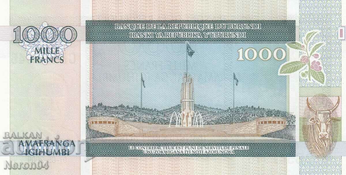 1000 francs 2009, Burundi with price € 5.19 | 10.15 BGN