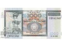 1000 francs 2009, Burundi