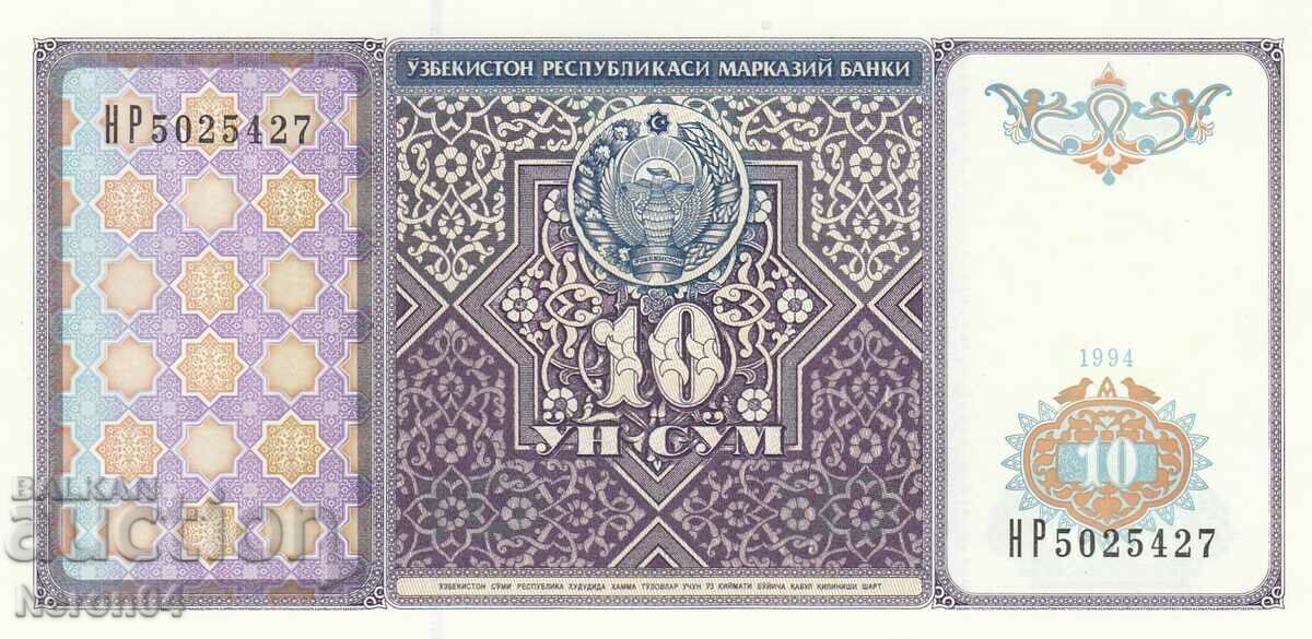 10 soma 1994, Uzbekistan