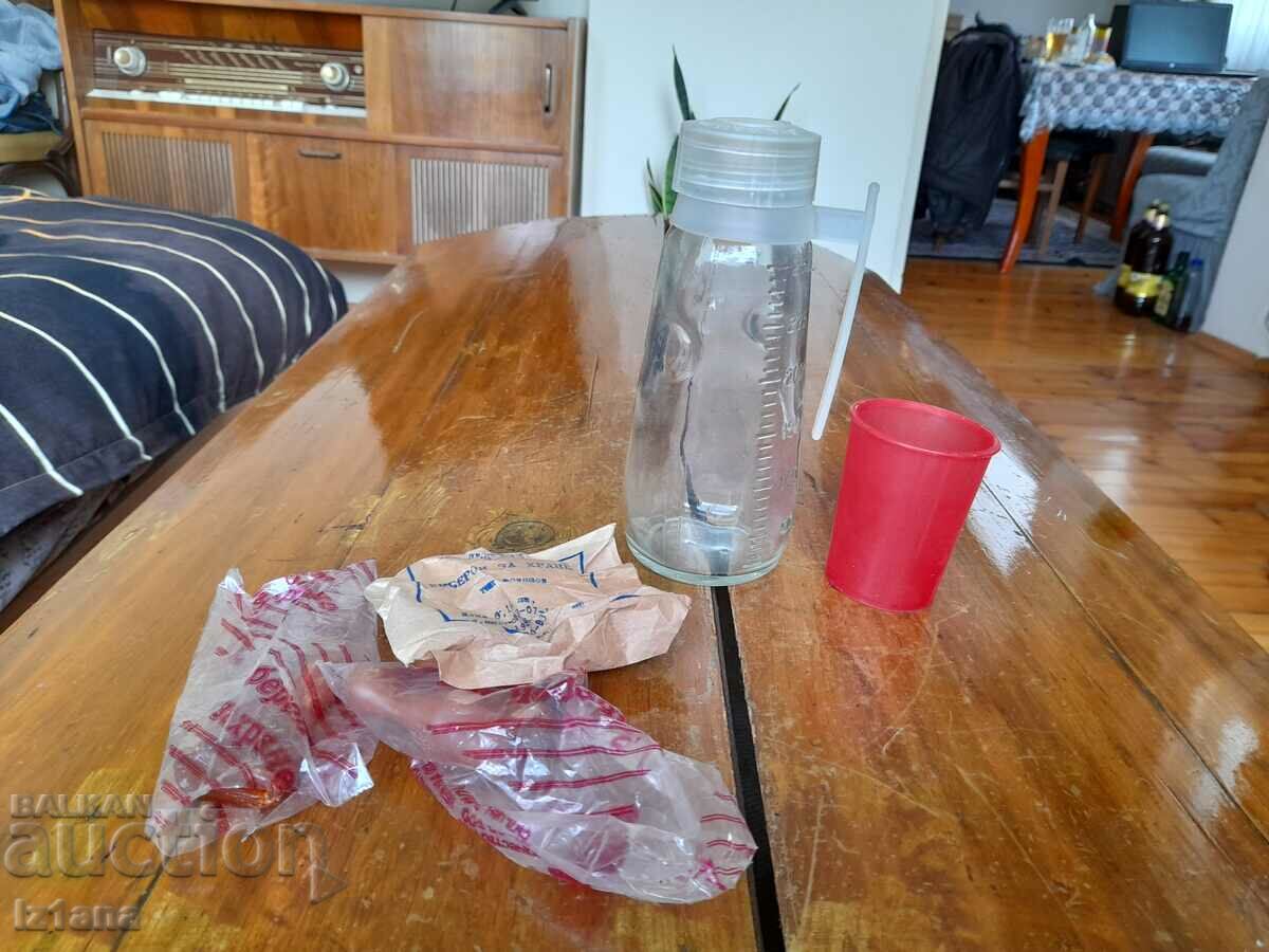 Auction  Old baby pacifier, bottle