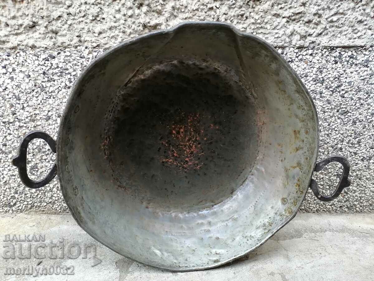 Old copper tray for chandelier copper copper pot with price 124.00 BGN | € 63.40 Old copper tray for chandelier copper copper pot with price 124.00 BGN | € 63.40