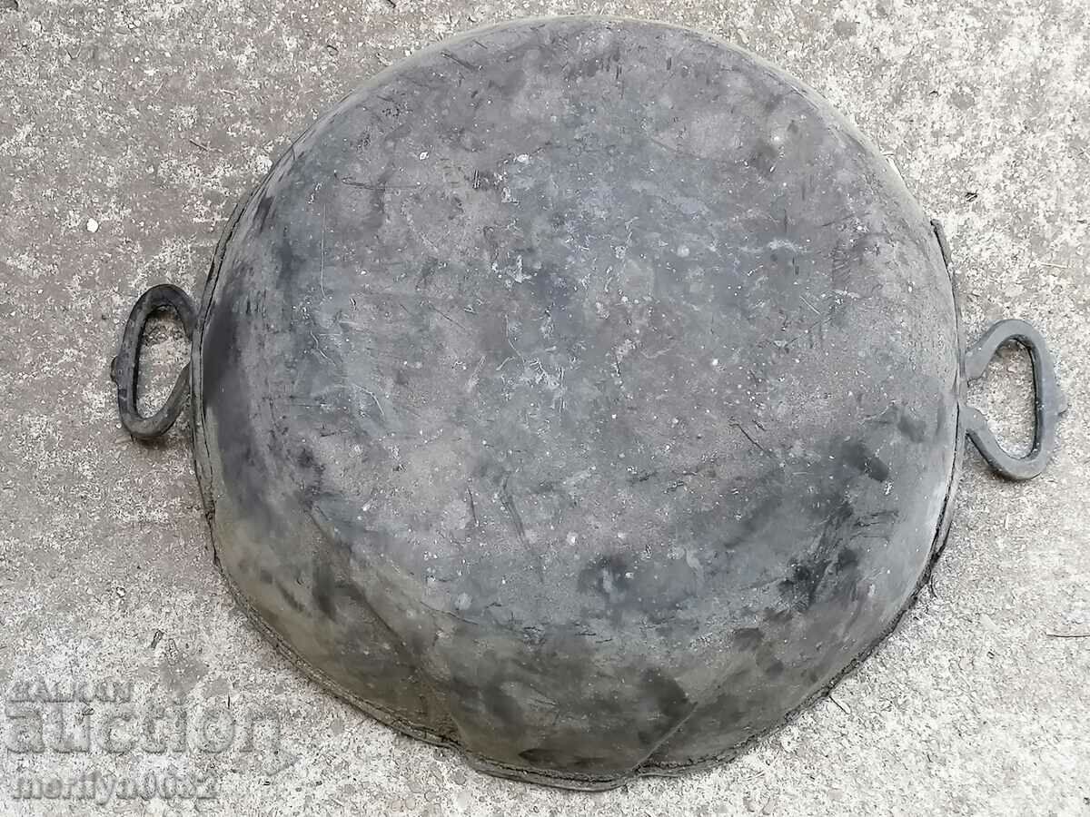 Auction Old copper tray for chandelier copper copper pot Auction Old copper tray for chandelier copper copper pot