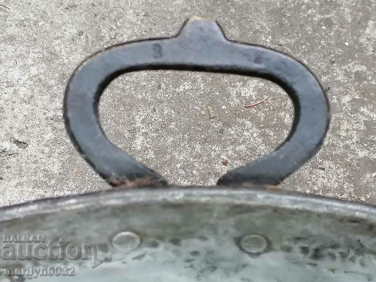 Old copper tray for chandelier copper copper pot - 6 Old copper tray for chandelier copper copper pot - 6