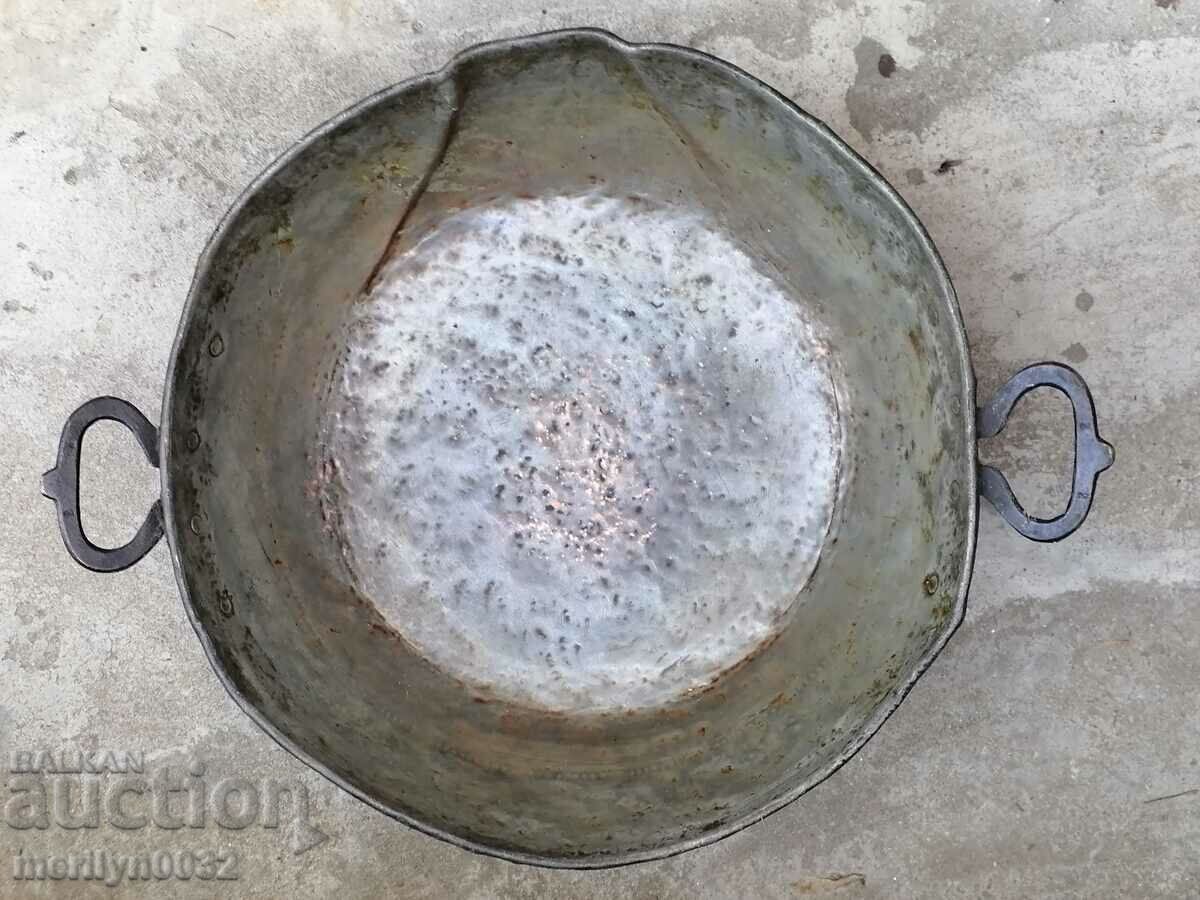 Old copper tray for chandelier copper copper pot - 7 Old copper tray for chandelier copper copper pot - 7