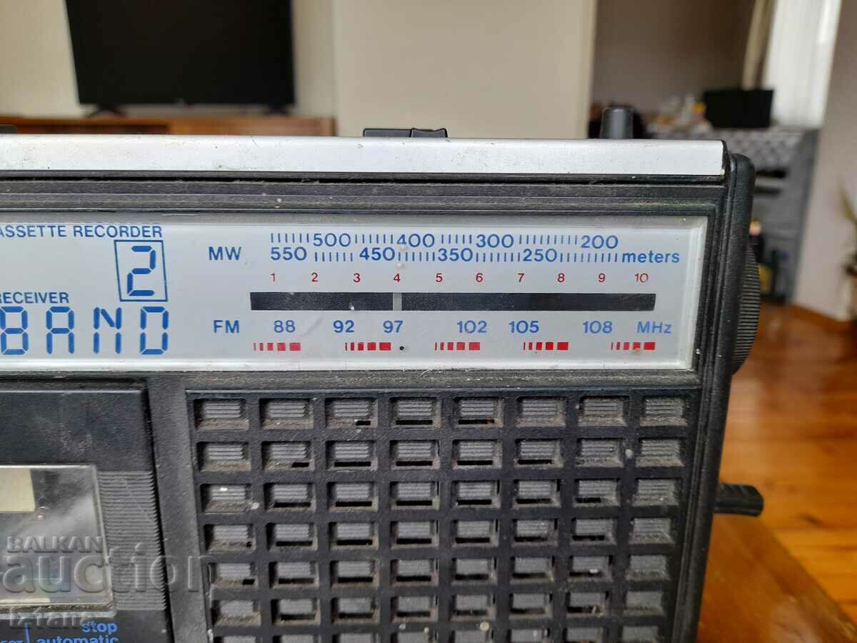 Auction  Old radio, radio cassette player Unitra RM 303