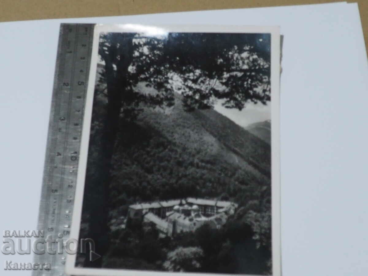 Стара снимка Рилски манастир    гледка 193?  ПК 12