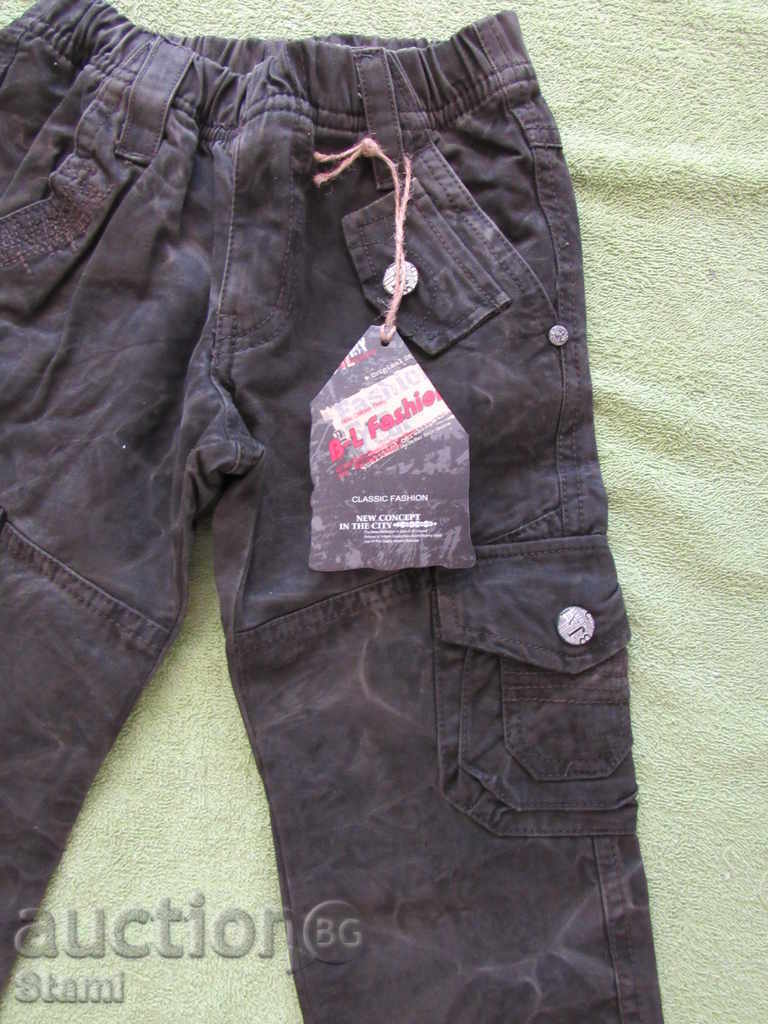 Νέα παντελόνι βρασμένο βαμβάκι για αγόρι 2-3 ετών με τιμή 10.00 BGN | € 5.11 Νέα παντελόνι βρασμένο βαμβάκι για αγόρι 2-3 ετών με τιμή 10.00 BGN | € 5.11