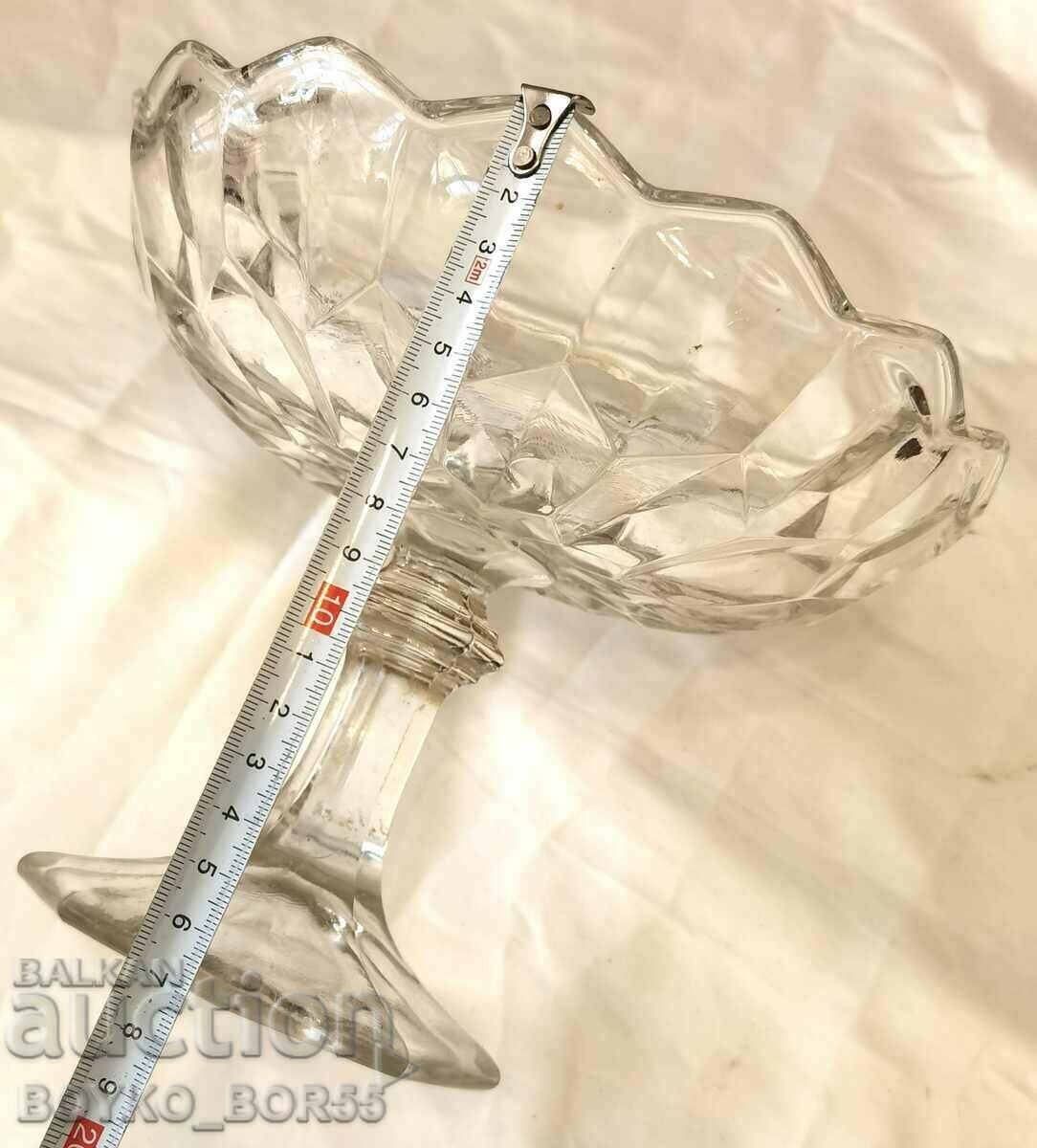 Σπάνιο αντίκες βασιλικό γυάλινο φρουτιέρα - 5 Σπάνιο αντίκες βασιλικό γυάλινο φρουτιέρα - 5