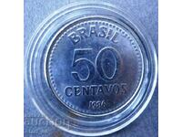 Бразилия 50 центавос 1986