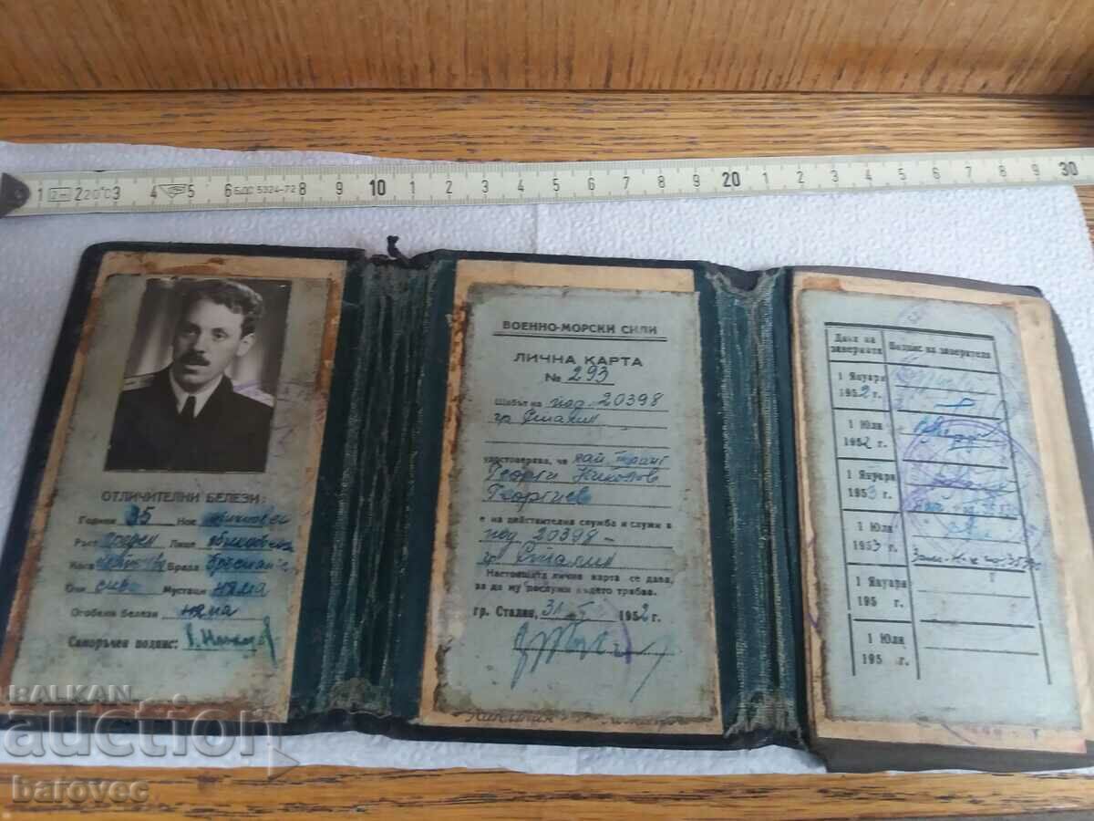 Rare old document - Navy