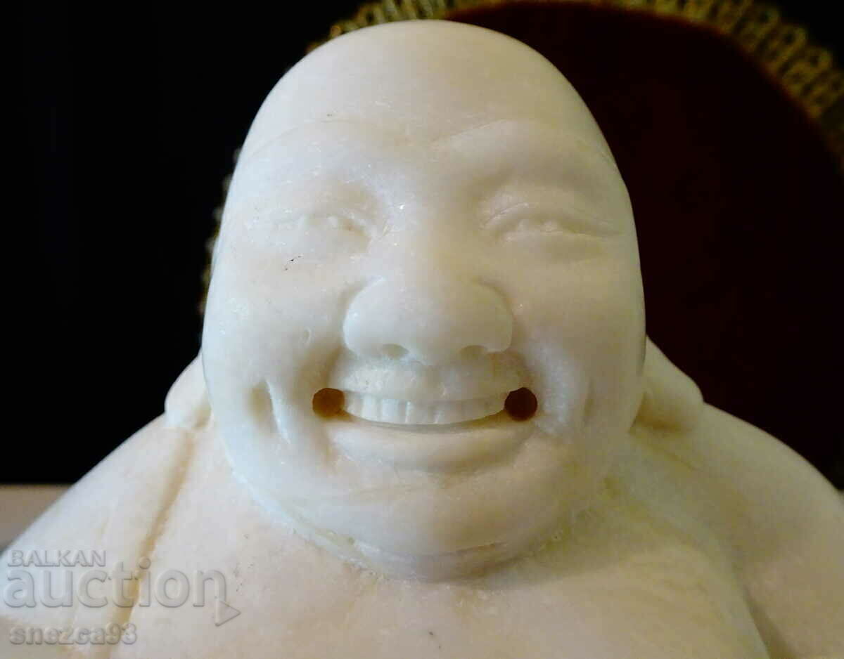 Buddha statuette of 1.5 kg marble. - 7 Buddha statuette of 1.5 kg marble. - 7