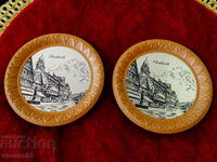 Plates with Oberkirch painting.