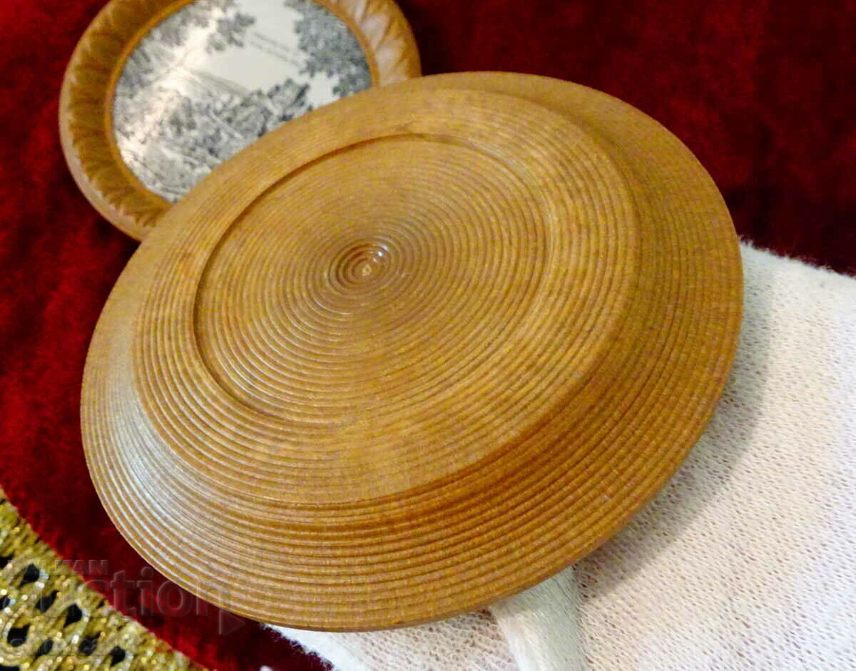 Delivery of Plate, bowl with landscape lithograph Schauenburg castle, 2 pcs Delivery of Plate, bowl with landscape lithograph Schauenburg castle, 2 pcs