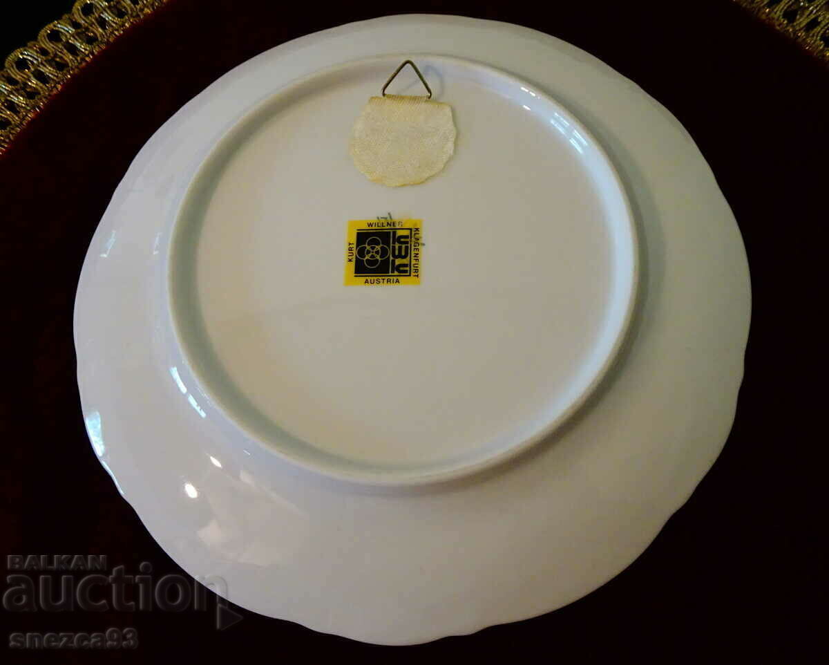 Hand-painted Bavarian porcelain plate, gold, opaline, baroque - 5 Hand-painted Bavarian porcelain plate, gold, opaline, baroque - 5