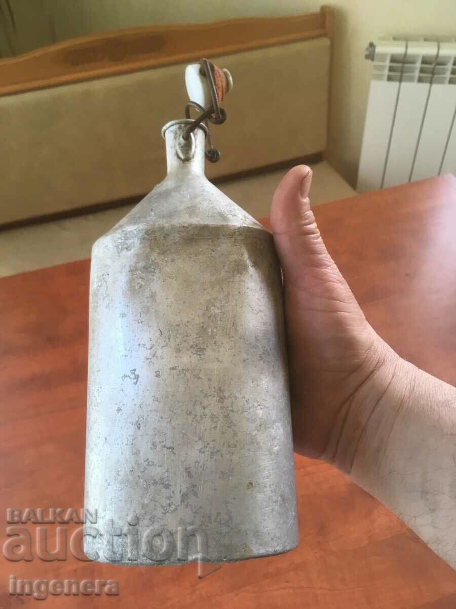 Livrarea STICLA ALUMINIU PERFUNATA CU BANDA VECHE DE PORCELAN