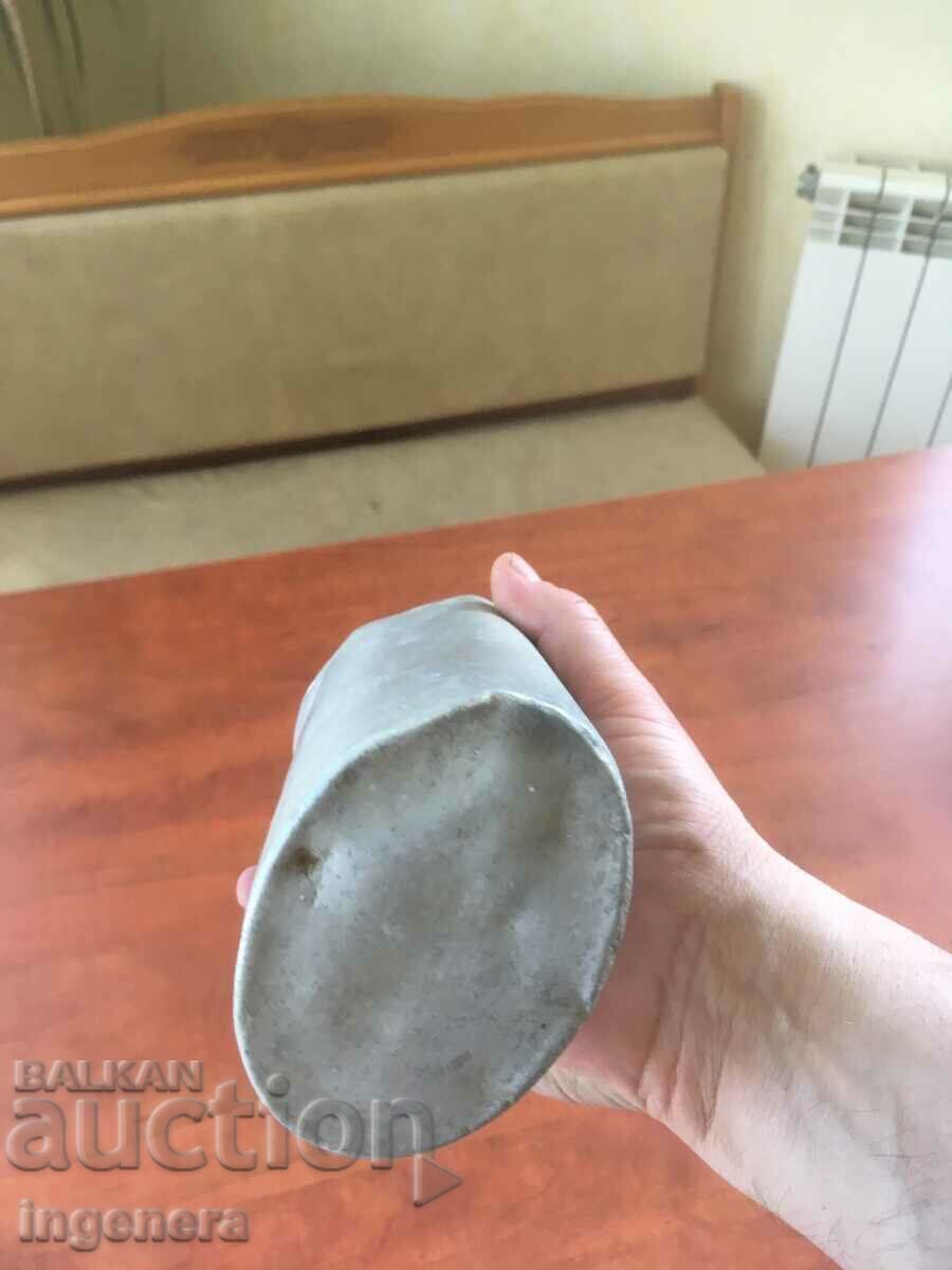 STICLA ALUMINIU PERFUNATA CU BANDA VECHE DE PORCELAN - 7