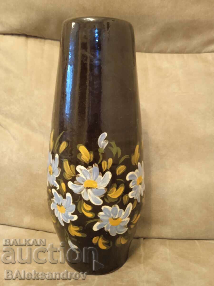 Large ceramic hand-painted vase with price 20.00 BGN | € 10.23 Large ceramic hand-painted vase with price 20.00 BGN | € 10.23