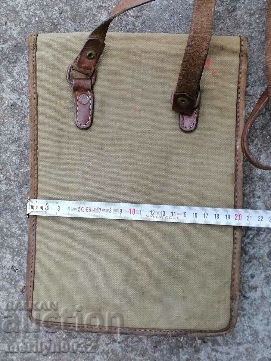 Tarpaulin commander's bag World War II WW2 - 5 Tarpaulin commander's bag World War II WW2 - 5