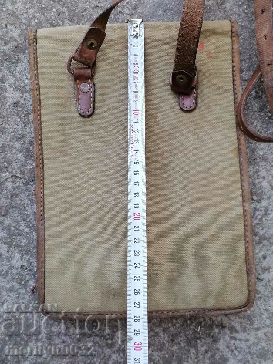 Tarpaulin commander's bag World War II WW2 - 6 Tarpaulin commander's bag World War II WW2 - 6