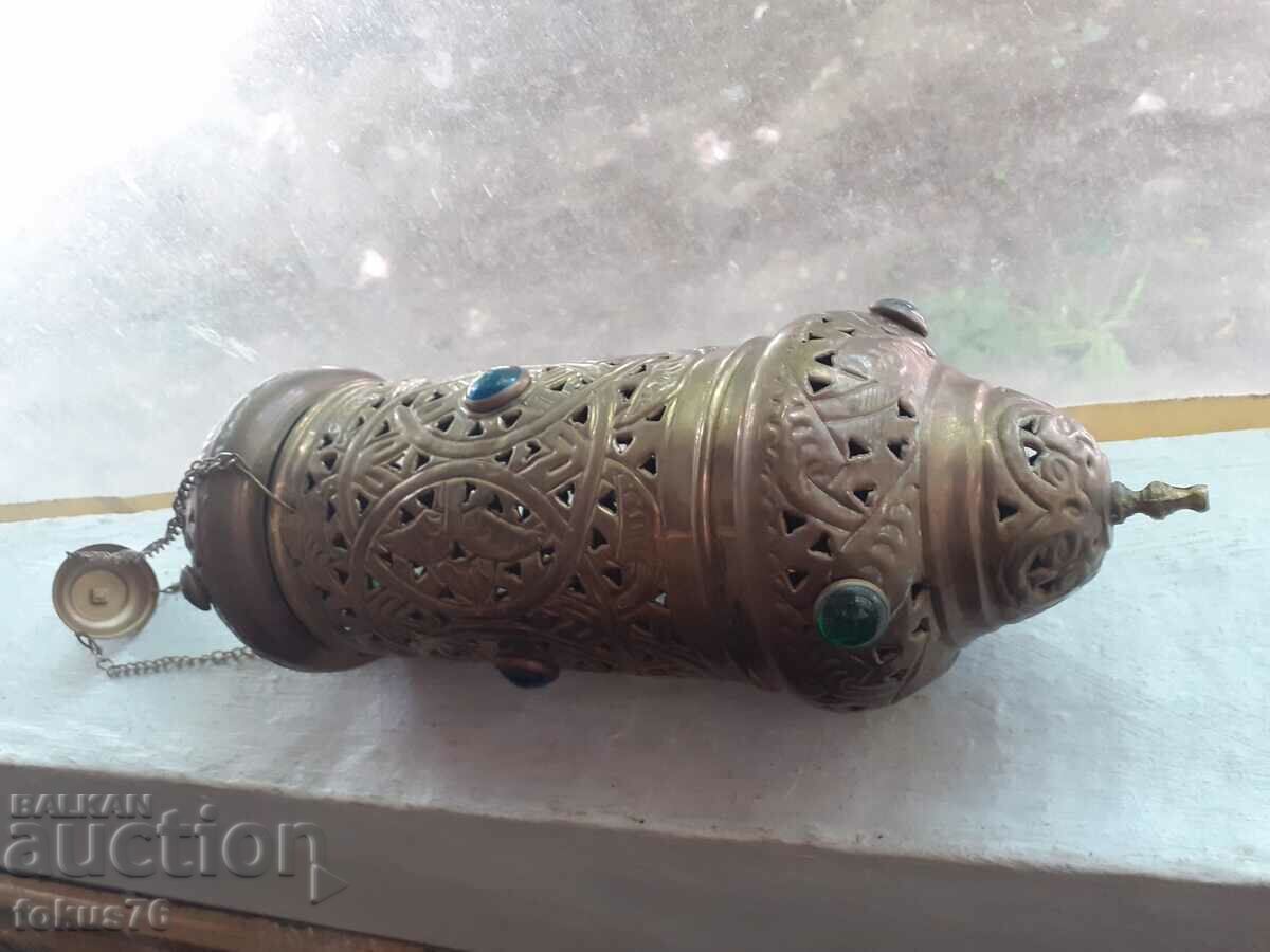 Δημοπρασία Τεράστιο κρεμαστό ορειχάλκινο φανάρι πολυελαίου