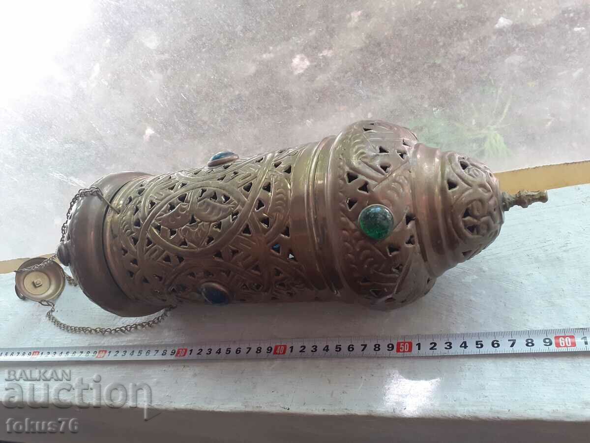 Τεράστιο κρεμαστό ορειχάλκινο φανάρι πολυελαίου - 5