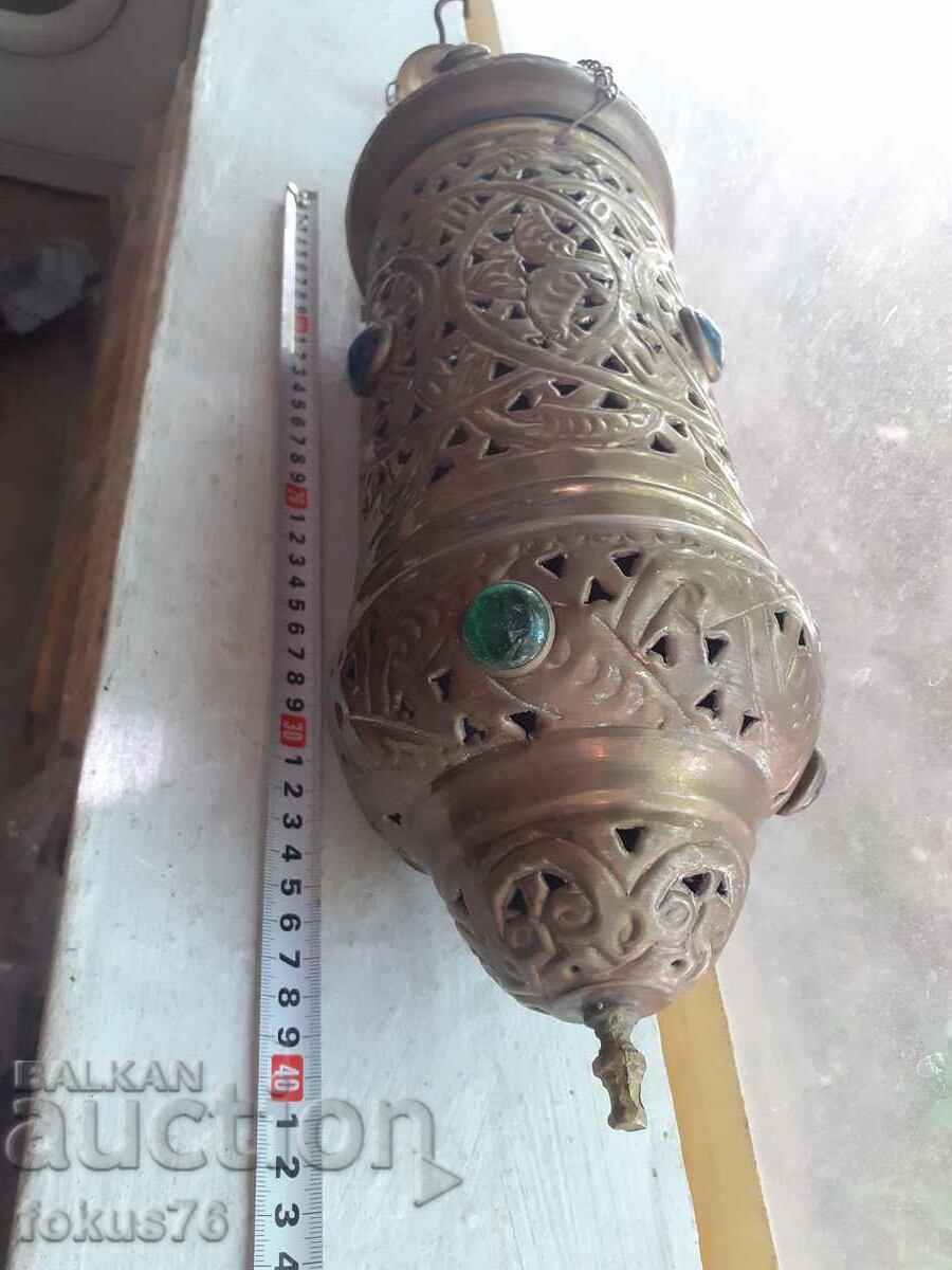 Τεράστιο κρεμαστό ορειχάλκινο φανάρι πολυελαίου - 6