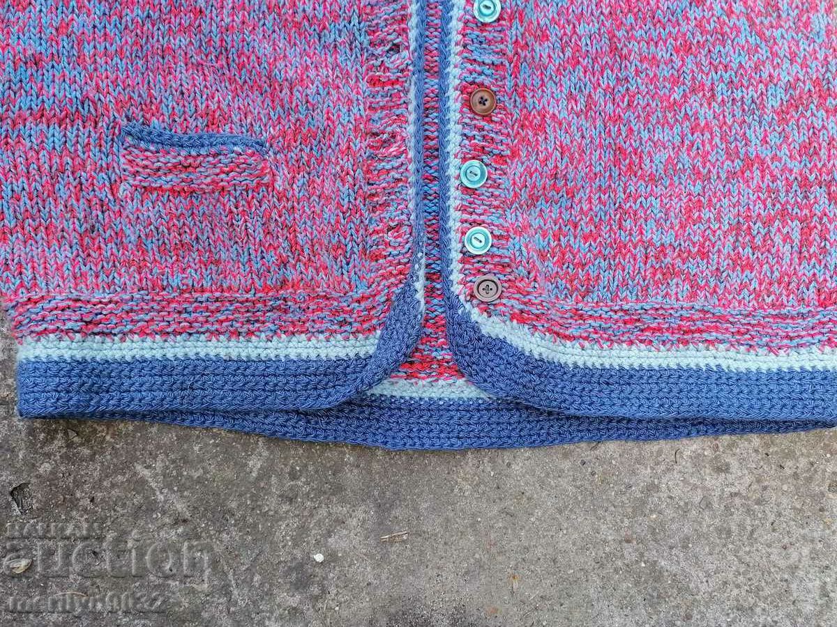 Old wool vest knitted vest - 6