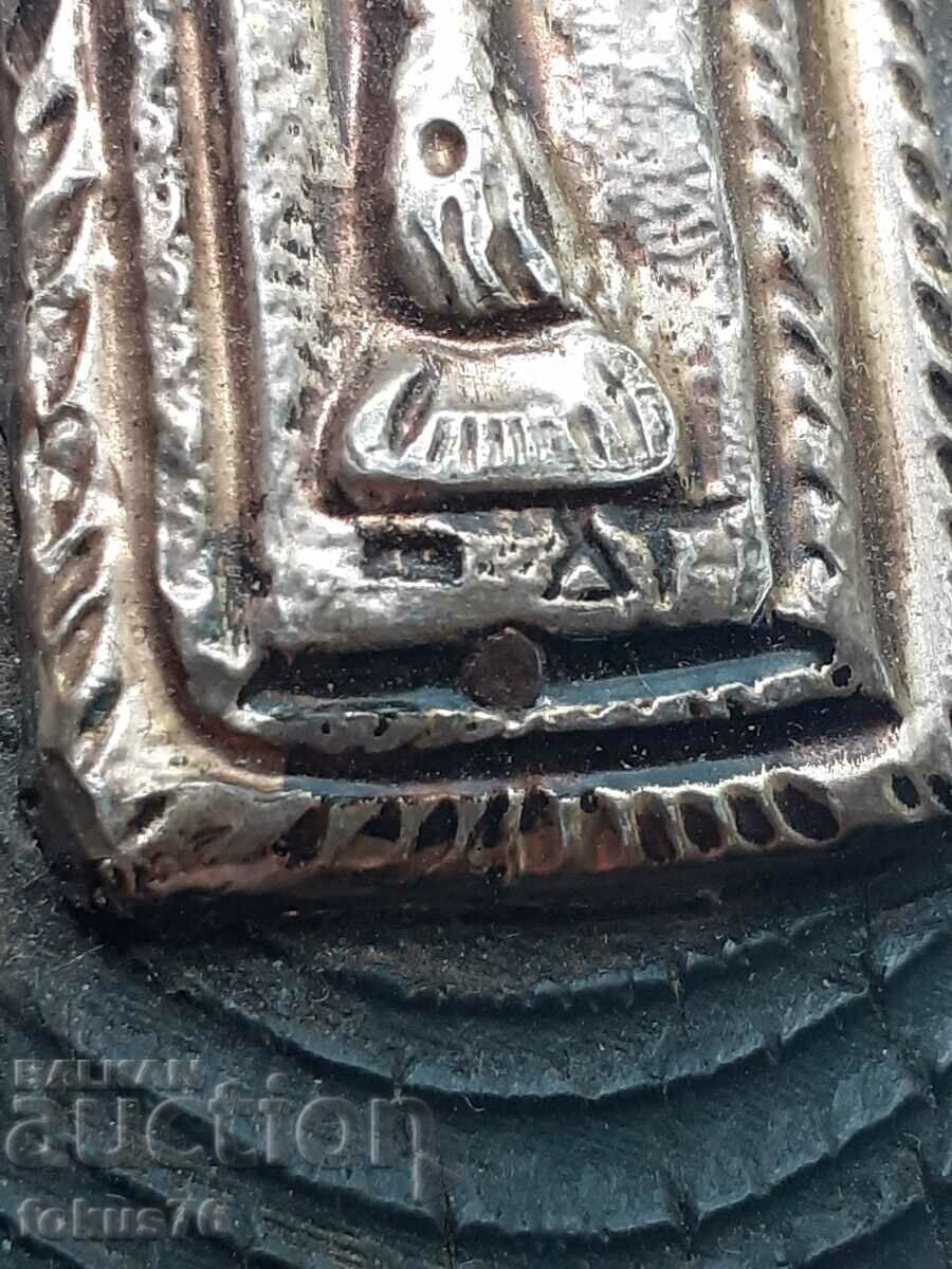 Revival silver cross with gilding on wood - 6 Revival silver cross with gilding on wood - 6