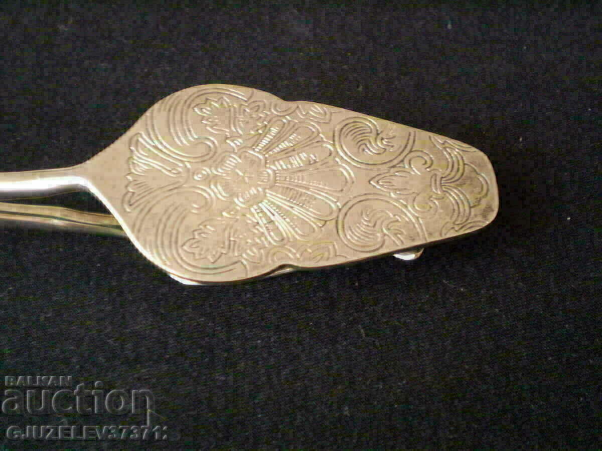 Silver-plated tongs for serving dishes - 6