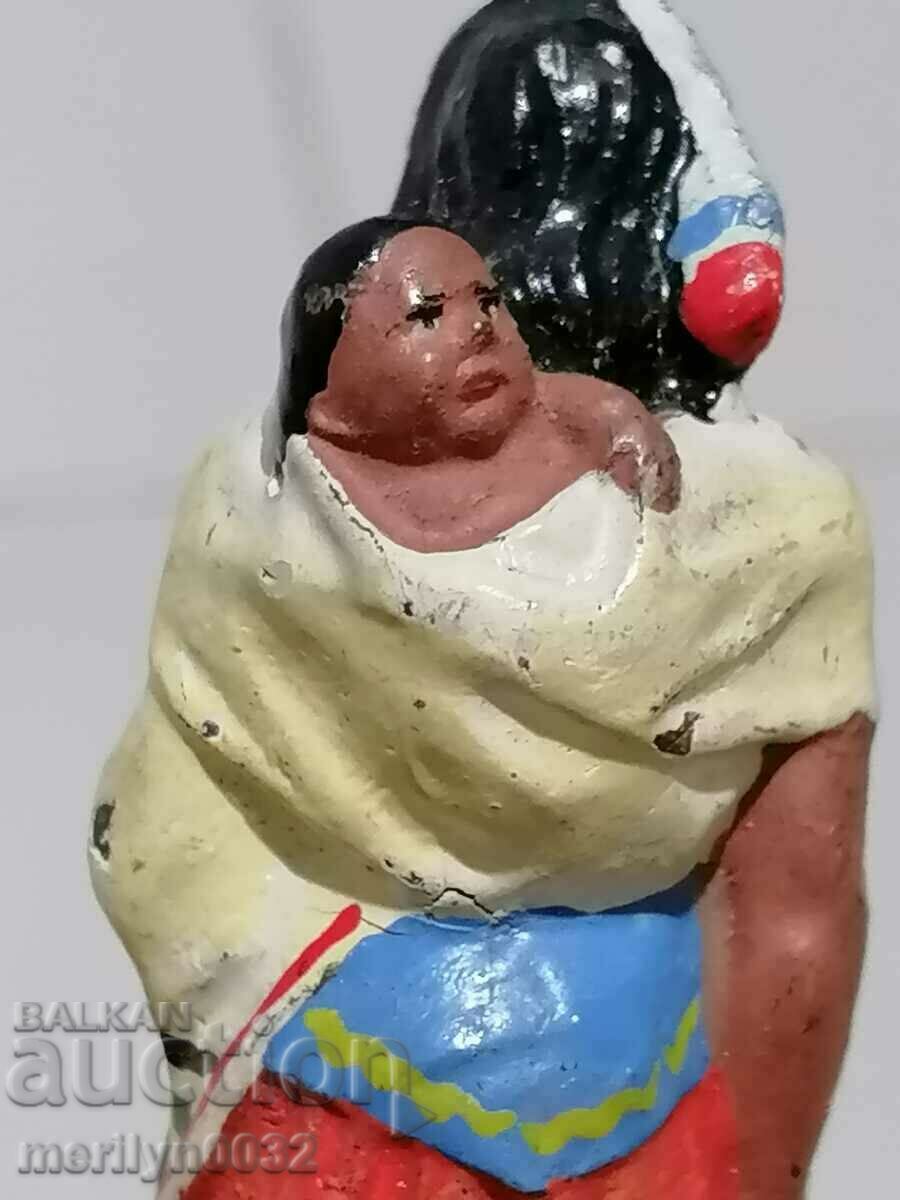 Indian figure ceramics LINEOL Germany 30s plastic with price 45.00 BGN | € 23.01 Indian figure ceramics LINEOL Germany 30s plastic with price 45.00 BGN | € 23.01