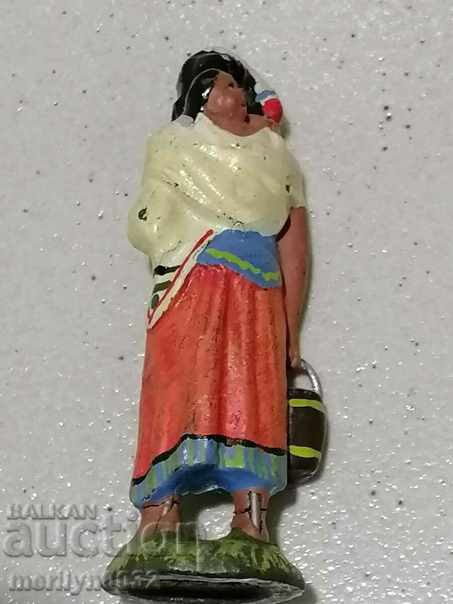 Indian figure ceramics LINEOL Germany 30s plastic - 5 Indian figure ceramics LINEOL Germany 30s plastic - 5