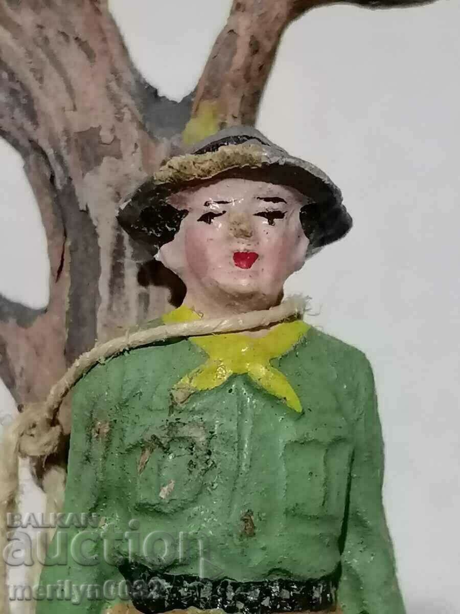 Cowboy figure figure ELASTOLIN Germany 20-30 years of plastic - 7 Cowboy figure figure ELASTOLIN Germany 20-30 years of plastic - 7