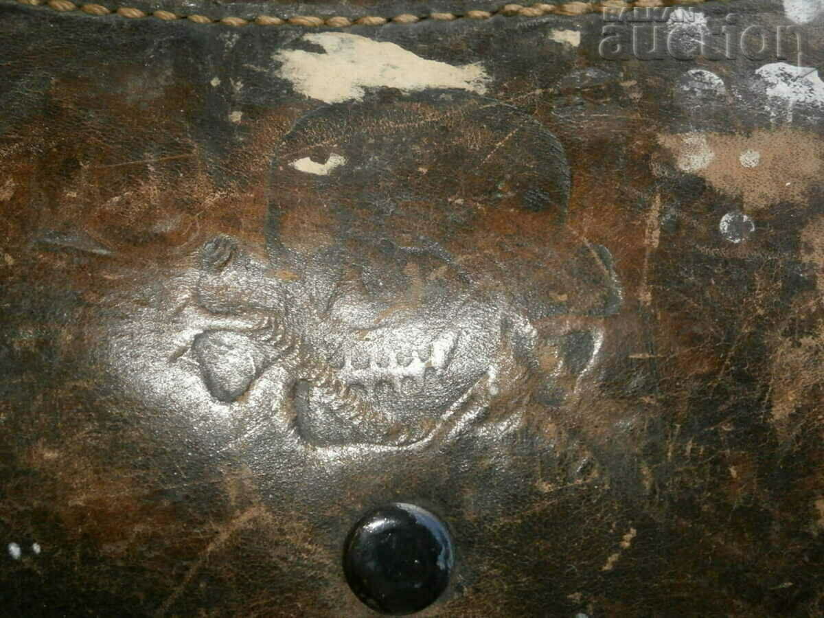 binocular case Germany WW2 SS TOTENKOPF BINOCULAR CASE - 7 binocular case Germany WW2 SS TOTENKOPF BINOCULAR CASE - 7