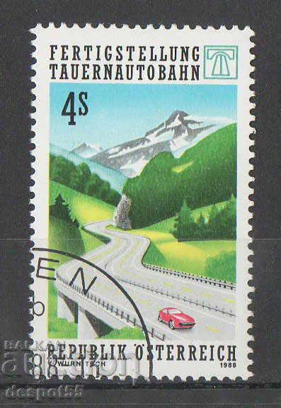 1988. Austria. Finalizarea autostrăzii Tauern.