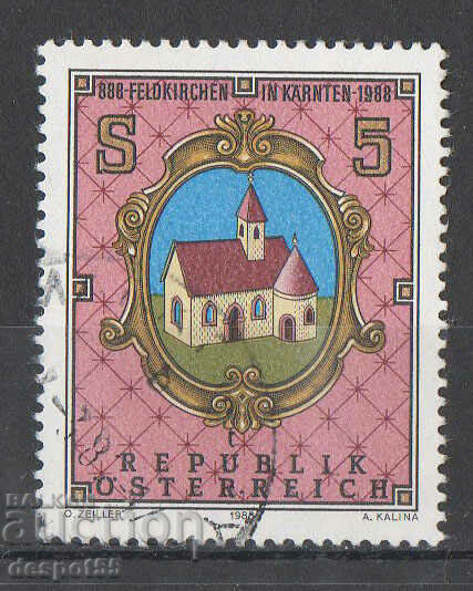 1988. Austria. 1100 de ani de la Feldkirchen.