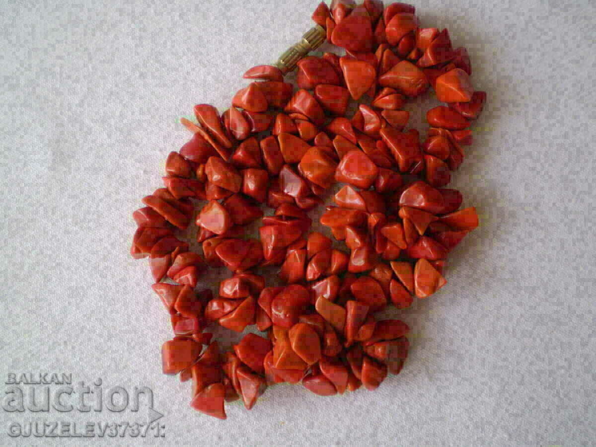 Auction  necklace from Carnelian 1960