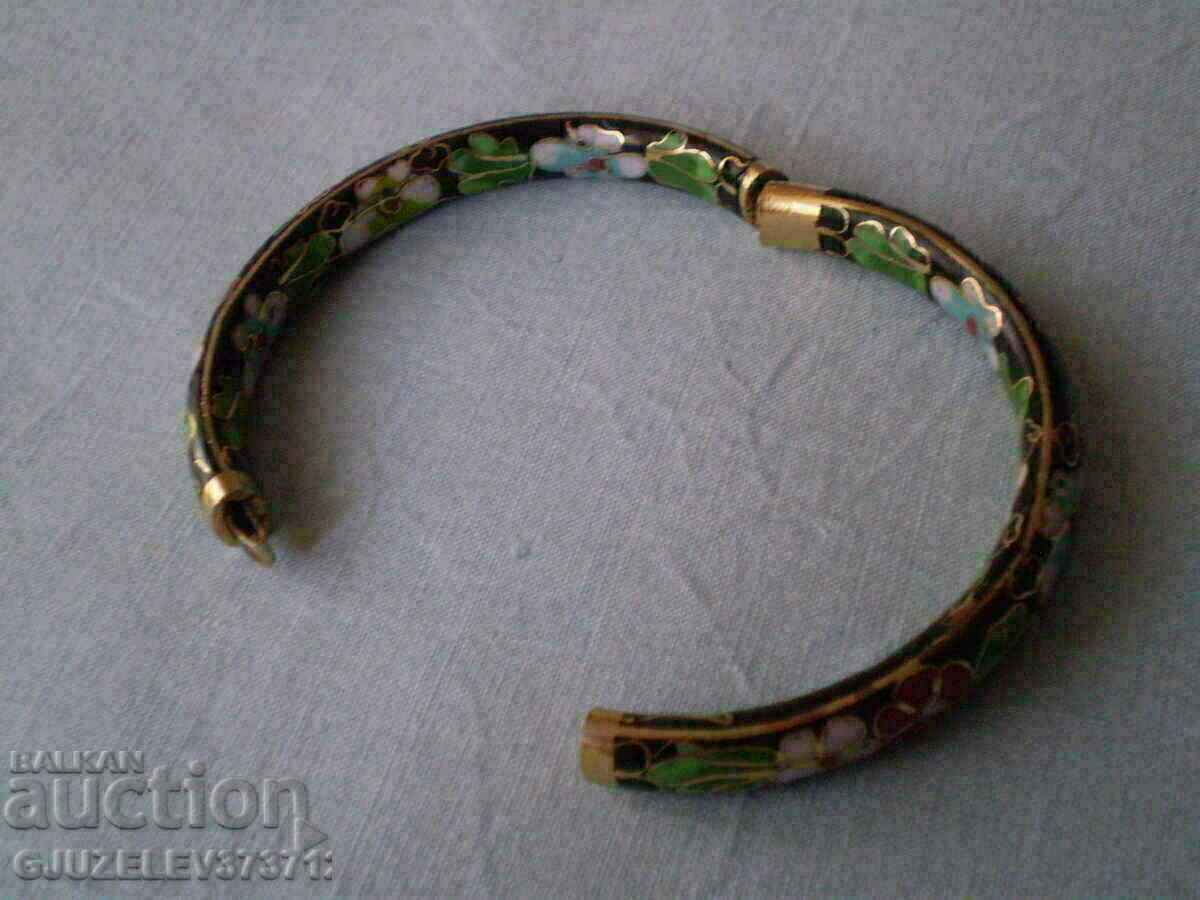 όμορφο γυναικείο βραχιόλι σμάλτο και λουλούδια - 7 όμορφο γυναικείο βραχιόλι σμάλτο και λουλούδια - 7