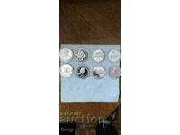 Лот двойно  каре  - 50 лева  1981 г. UNC