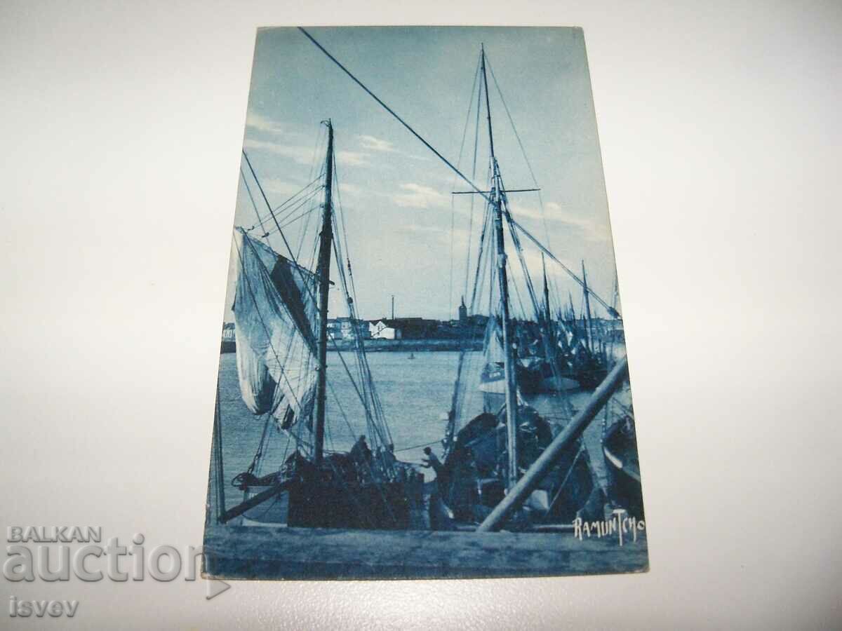 Auction Four French cards from 1930. with the Ramuntcho logo Auction Four French cards from 1930. with the Ramuntcho logo